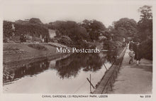 Load image into Gallery viewer, Yorkshire Postcard - Leeds, Canal Gardens, Roundhay Park SW19263