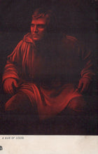 Load image into Gallery viewer, Vintage illustration of a man in a red garment with a dark background