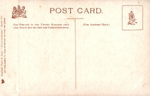 Load image into Gallery viewer, Vintage postcard with text and stamps on a beige background