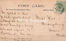 Load image into Gallery viewer, Vintage postcard with handwritten text and a stamp, featuring the brand 'Mo's Postcards'.