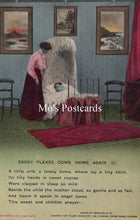 Load image into Gallery viewer, Bamforth Song Card Postcard - Daddy Please Come Home Again (1) SW18725
