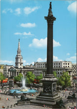Load image into Gallery viewer, London Postcard - Trafalgar Square   SW17126
