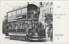 Load image into Gallery viewer, Yorkshire Postcard - Hull Tram Car No 33 - SW17707
