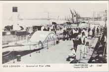 Load image into Gallery viewer, London Postcard - Greenwich Pier c1906 - SW17874