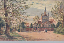 Load image into Gallery viewer, Isle of Wight Postcard - Whippingham Church, Artist A.J.Couche  SW18821