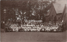 Load image into Gallery viewer, Lancashire Postcard - New Longton Sunday School 1914 - BH2134