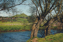 Load image into Gallery viewer, Somerset Postcard - Glastonbury Tor From The River Brue SW19203