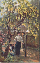 Load image into Gallery viewer, Nature Postcard - The Laburnum Tree, Artist Harry Payne SX257