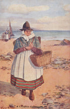 Load image into Gallery viewer, Occupations Postcard - A Llangwm Fisherwomen VT104