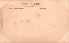 Load image into Gallery viewer, Vintage postcard with text and brown discoloration