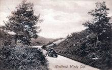 Load image into Gallery viewer, Surrey Postcard - Vintage Car, Windy Gap, Hindhead SW18261