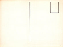 Load image into Gallery viewer, Minimalist design with a vertical line and a small square on a beige background