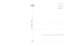 Load image into Gallery viewer, White photo album page with measurement details and 'Vera Fotografia' branding.