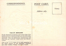 Load image into Gallery viewer, Animals Postcard - Dogs, The St Bernard SW18916