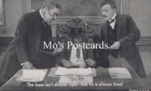 Load image into Gallery viewer, Humour Postcard - Chimpanzee Boss SW18921