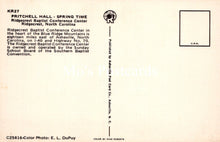 Load image into Gallery viewer, America Postcard - Pritchell Hall, Ridgecrest, North Carolina  SW18945