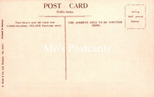 Load image into Gallery viewer, Vintage postcard with text and 'Mo's Postcards' branding