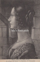 Load image into Gallery viewer, Black and white portrait of a woman with 'Mo's Postcards' text overlay