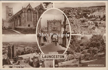 Load image into Gallery viewer, Cornwall Postcard - Views of Launceston   SX10