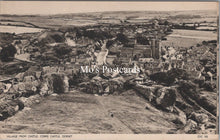 Load image into Gallery viewer, Dorset Postcard - Village From Castle, Corfe Castle  SX13