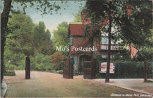 Load image into Gallery viewer, Leicestershire Postcard - Leicester, Entrance To Abbey Park   SX114