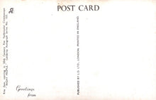 Load image into Gallery viewer, Back of a postcard with text and a light background