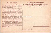 Load image into Gallery viewer, Italy Postcard - Rome, I Cistercensi Riformati o Della Stretta Osservanza SX431