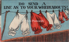 Load image into Gallery viewer, Comic Postcard - Clothes Drying on The Washing Line SW17627