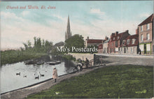 Load image into Gallery viewer, Huntingdonshire Postcard - St Ives Church and Waits  SW17759
