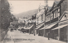 Load image into Gallery viewer, Worcestershire Postcard - Church Street, Malvern SW17997