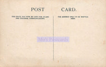 Load image into Gallery viewer, Vintage postcard with text and 'Mo's Postcards' branding