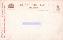 Load image into Gallery viewer, Back of a Tuck's postcard with branding and text