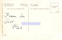 Load image into Gallery viewer, Vintage postcard with text and a signature, featuring the brand 'Mo's Postcards'.
