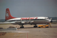 Load image into Gallery viewer, Vintage aircraft with 'Redcruit' branding on a tarmac
