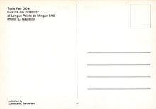 Load image into Gallery viewer, Back of a postcard with text and a small square area for a photo, featuring a light beige background.