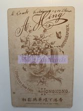 Load image into Gallery viewer, Vintage-style photo card with decorative elements and text on a white background
