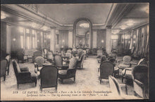 Load image into Gallery viewer, France Postcard - Le Havre - Le Paquebot - Paris De La Cie Generale.. B1088
