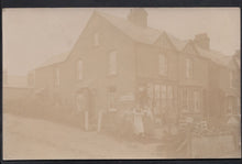 Load image into Gallery viewer, Unknown Shop Location Postcard- Shop of E.Real or E.Reat With Staff Outside 8336
