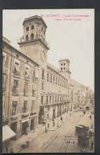 Load image into Gallery viewer, Spain Postcard - Alicante - Casas Consistoriales - Bazar Pascual Lopez  T290