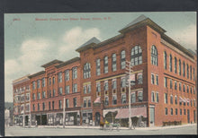 Load image into Gallery viewer, America Postcard - Masonic Temple and Olean House, Olean, New York T9406