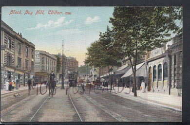 Bristol Postcard - Black Boy Hill, Clifton    RS17231