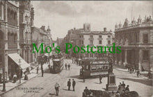 Load image into Gallery viewer, Suffolk Postcard - Trams at Cornhill, Ipswich RS26804
