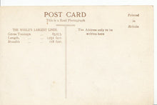 Load image into Gallery viewer, Shipping Postcard - Cunard White Star Line - R.M.S "Queen Elizabeth"  A5148