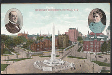 Load image into Gallery viewer, America Postcard - President McKinley Monument, Buffalo, New York U123