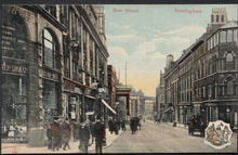Load image into Gallery viewer, Warwickshire Postcard - New Street, Birmingham  U1665