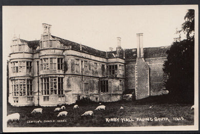 Northamptonshire Postcard - Kirby Hall Facing South   RT2278