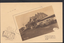 Load image into Gallery viewer, Japan Postcard - Mount Aso - Bochu Station    U345