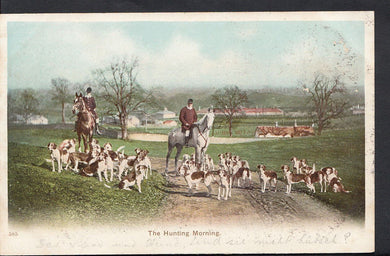 Animals Postcard - The Hunting Morning   RS1761