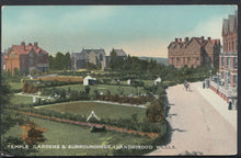 Load image into Gallery viewer, Wales Postcard - Temple Gardens &amp; Surroundings, Llandrindod Wells  BE486

