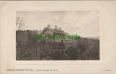 Wales Postcard - Hafod Arms Hotel, Devil's Bridge, Aberystwyth  RS27600